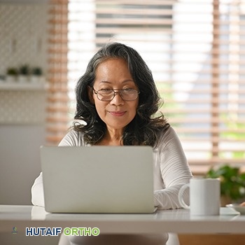 صورة توضيحية لمفصل الورك المتأثر بالفصال العظمي