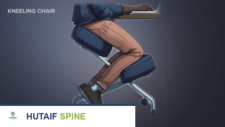 كرسي الركوع بتصميمه المبتكر لتقليل الضغط على العمود الفقري