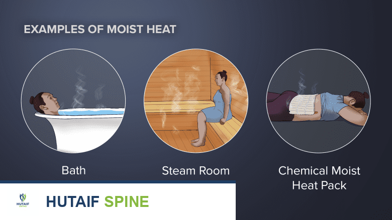 أنواع مختلفة من الحرارة الرطبة.