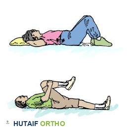 تمرين إطالة أسفل الظهر