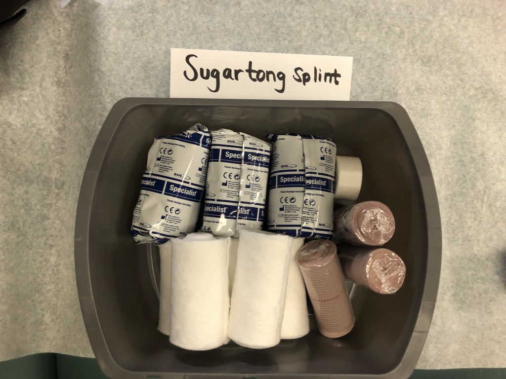 Sugar Tong Splint