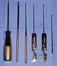 رؤية المنظار لعملية قطع اللفافة الأخمصية بدقة