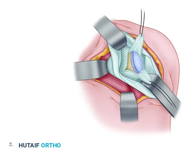 CAPSULAR SHIFT RECONSTRUCTION WITH POSTERIOR GLENOID OSTEOTOMY Surgical Diagram
