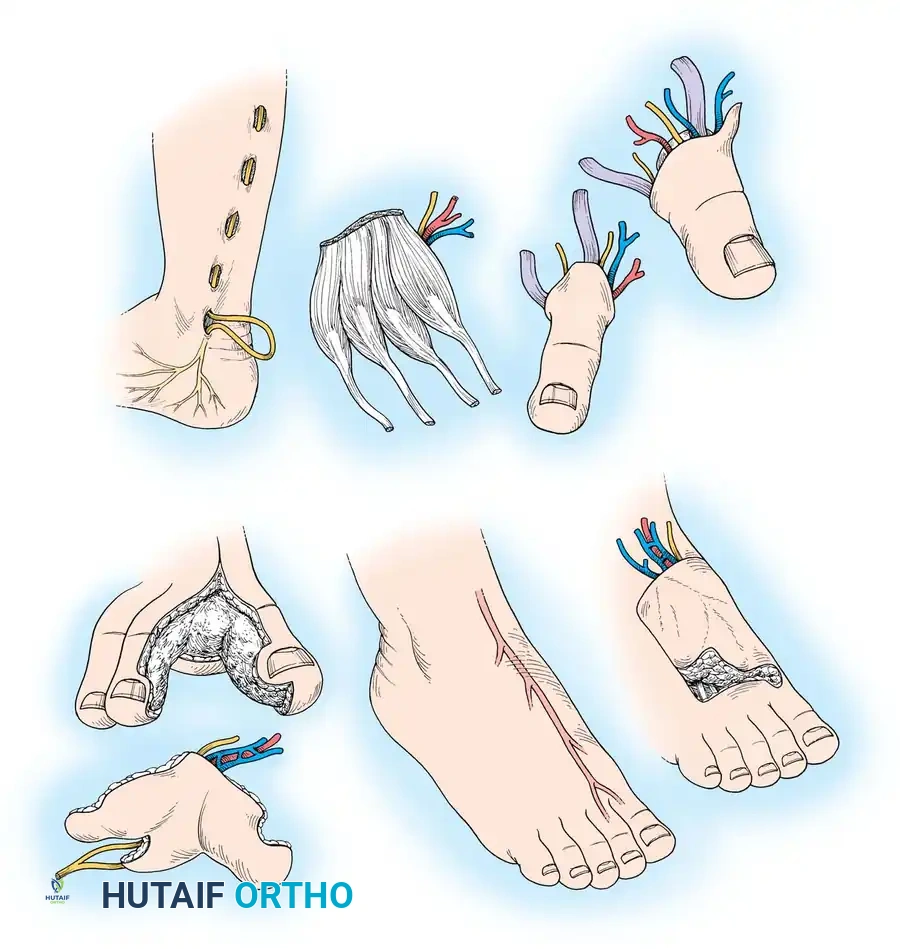 Composite Free Tissue Transfers from the Foot: A Master Surgical Guide