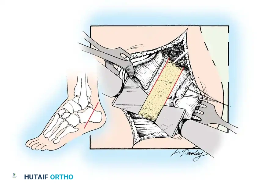 إغلاق الجرح بعد عملية التطويل