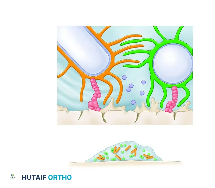 التصاق البكتيريا وتكوين الغشاء الحيوي في الكسور المفتوحة