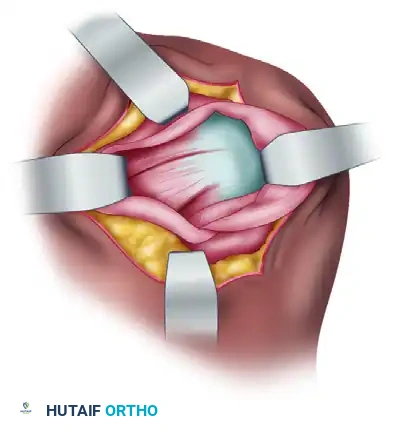 Deltoid muscle split