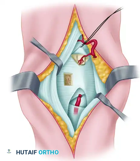 RADIAL DECOMPRESSION FOR TREATMENT OF KIENBÖCK DISEASE Surgical Diagram
