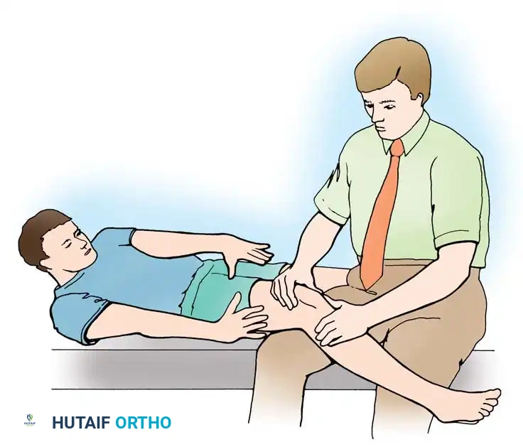Fig. 45-2 Positive apprehension test