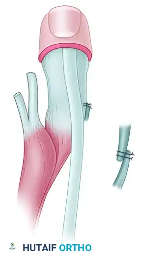 TRICEPS TRANSFER TO RESTORE ELBOW FLEXION Surgical Diagram
