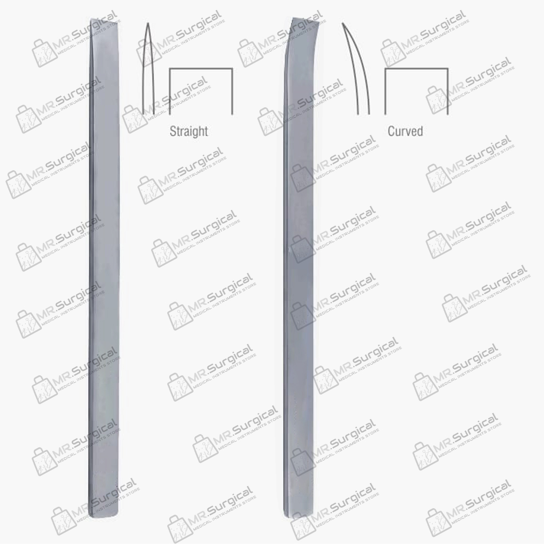 Lambotte Osteotome (Straight/Curved, 6mm-25mm widths)