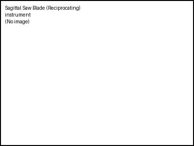Sagittal Saw Blade (Reciprocating)
