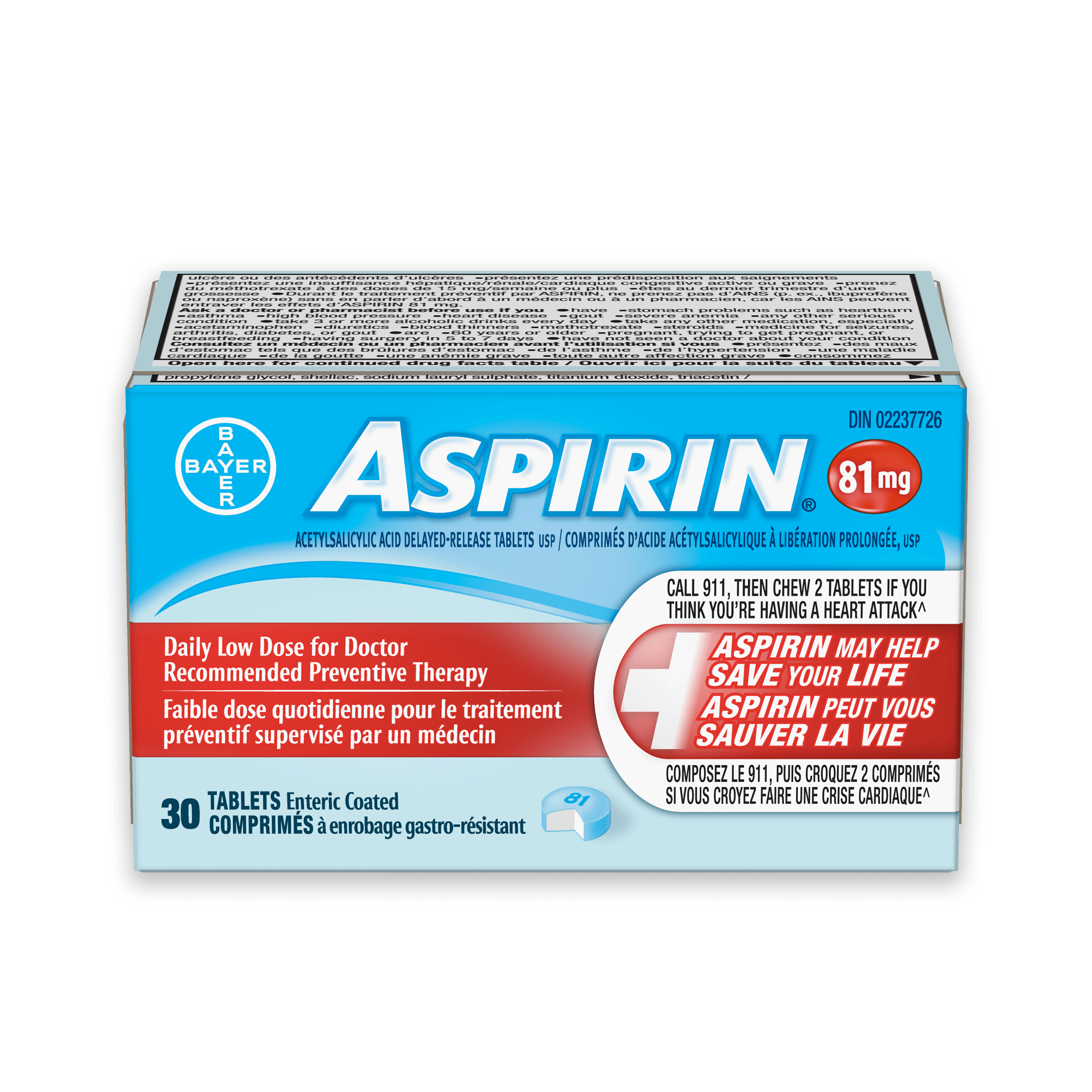 Aspirin (Enteric Coated)
